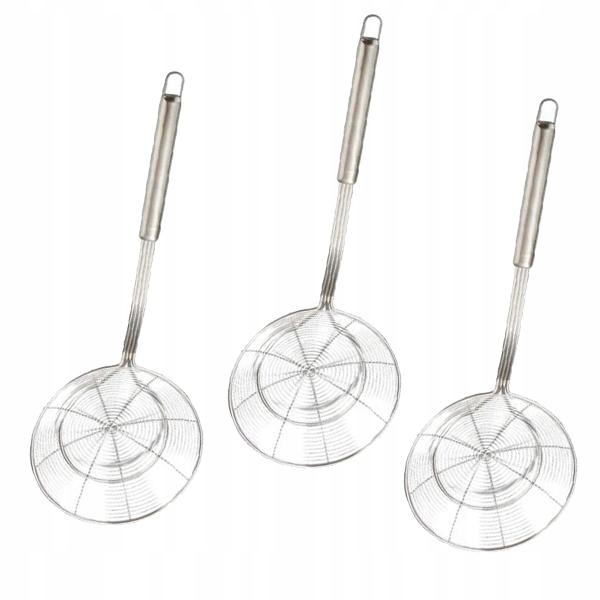 3x kuchynský pavúk sitko skimmer ázijský sitko