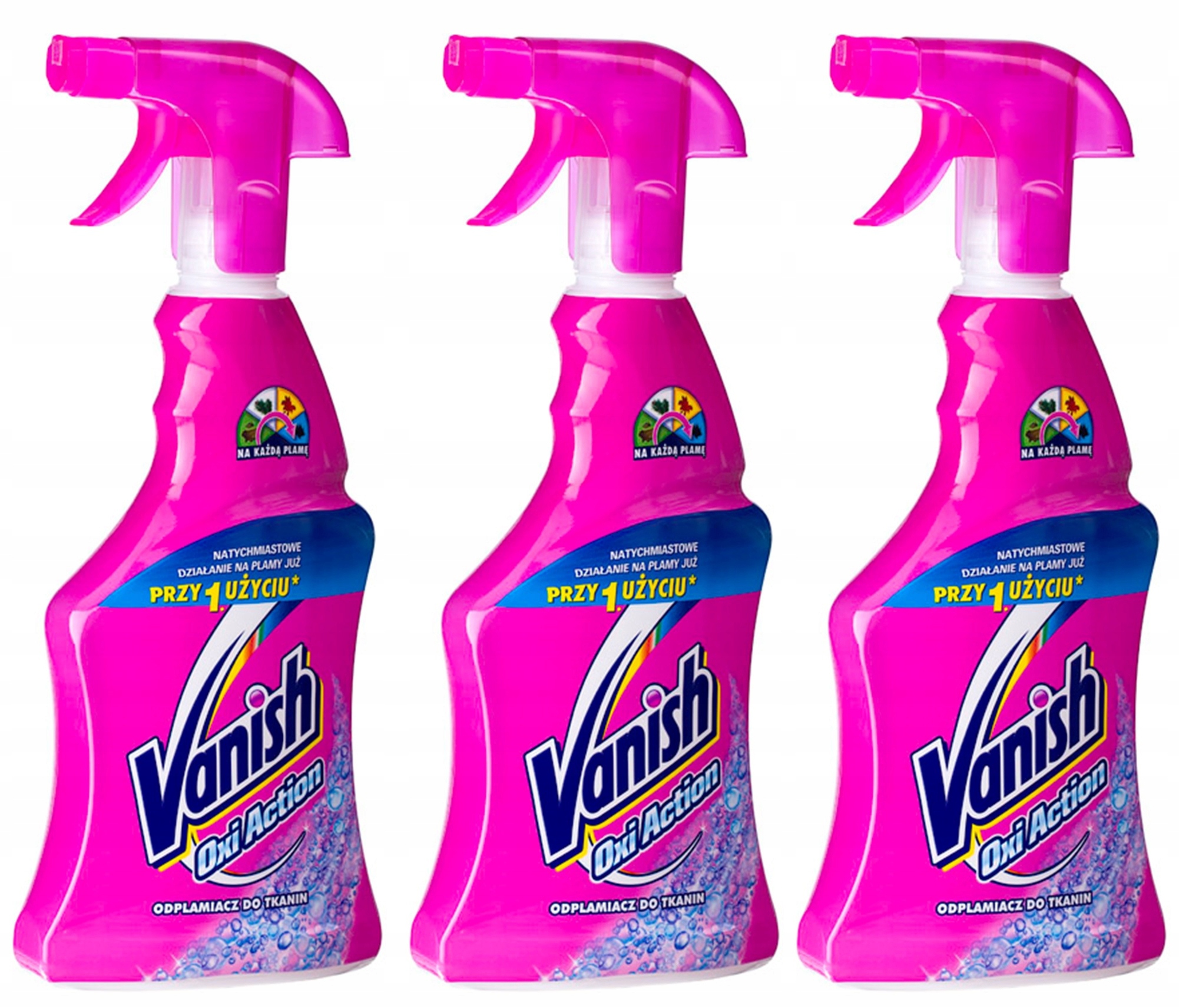 Odstraňovač škvŕn - 3x MNISTISH OXI ACTION REAMBRANT PRE FABRIC 500ML