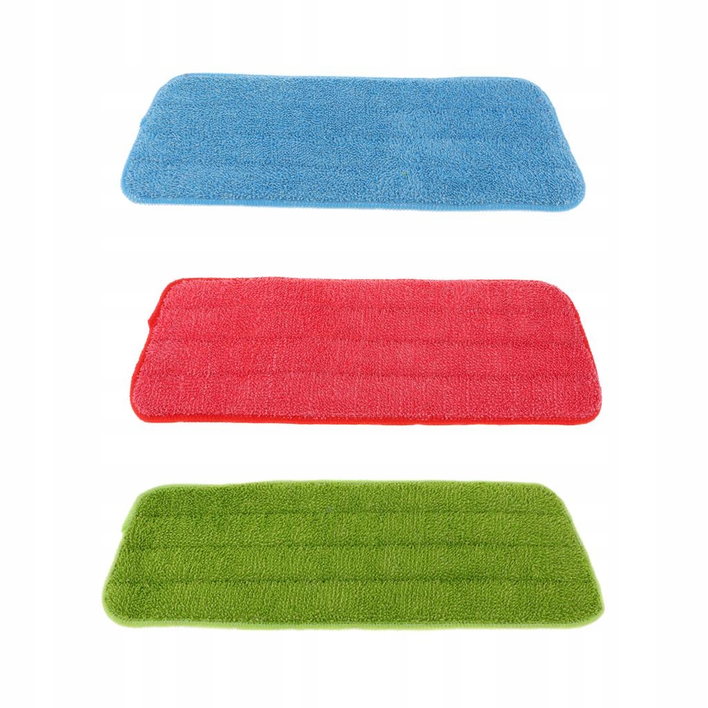 3xmicrofiber Domovodná plochá mopová podložka