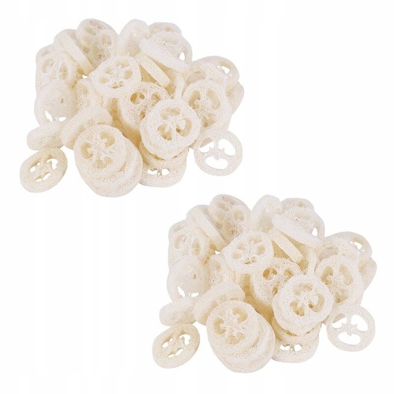 4-6 cm široké 100 kusov/párty prírodné loofah k