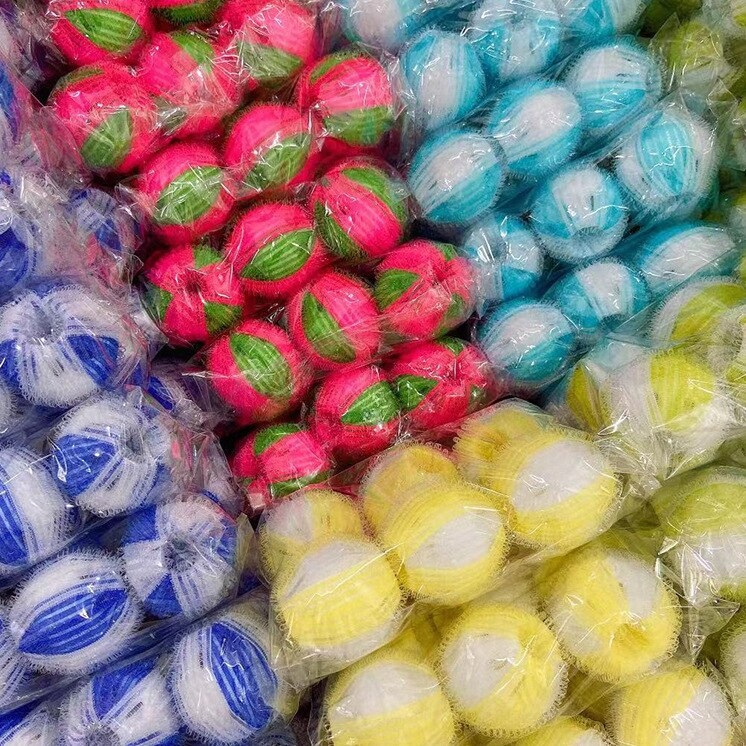 4 cm náhodný farebný štýl; 1 ks práčka na lepivé vlasy
