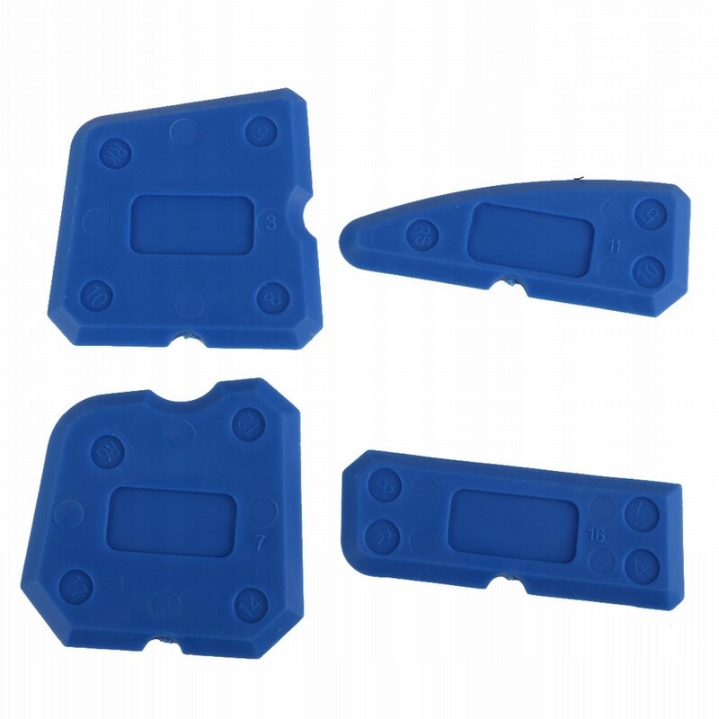 4 ks modrý štýl PCS Silikónové okenné dvere
