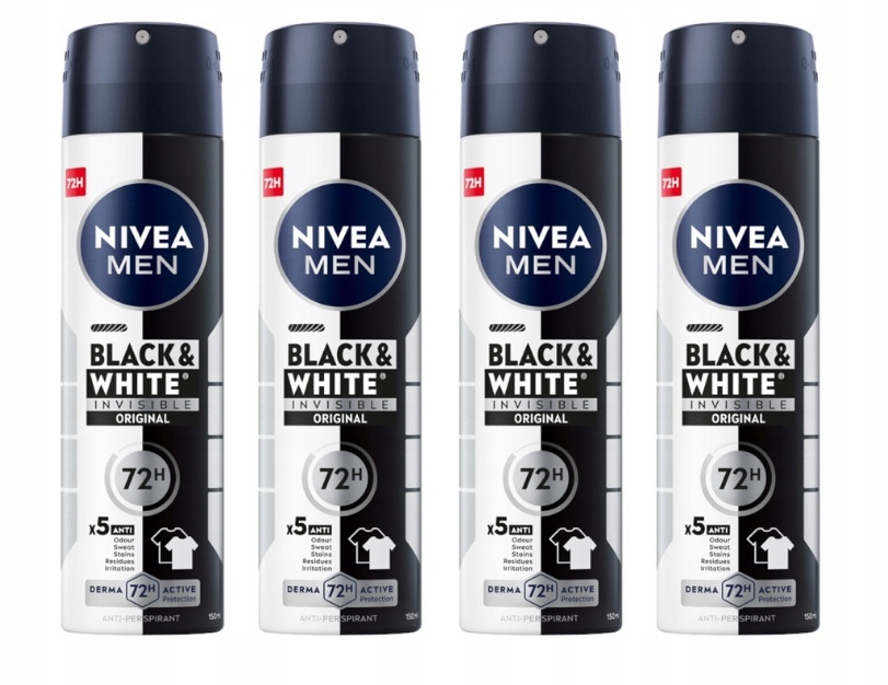 Nivea Men Black & White antiperspirant 150 ml