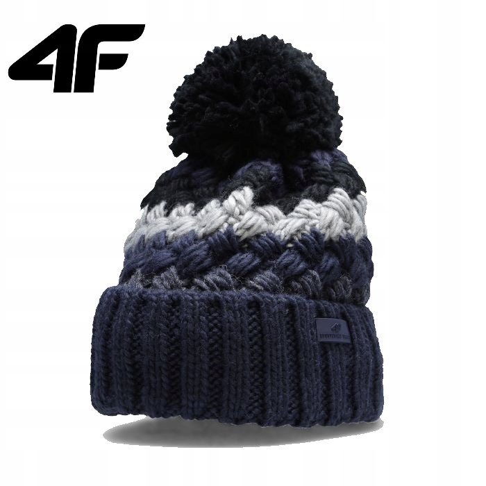 Zimná čiapka 4F Navy Blue, Multi -Colored M