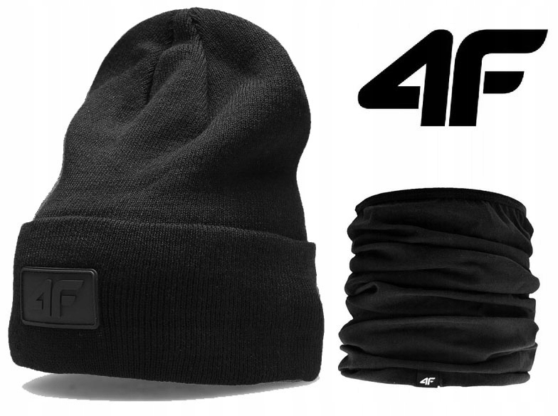 Zimná čiapka čiapka 4f čierna m/l