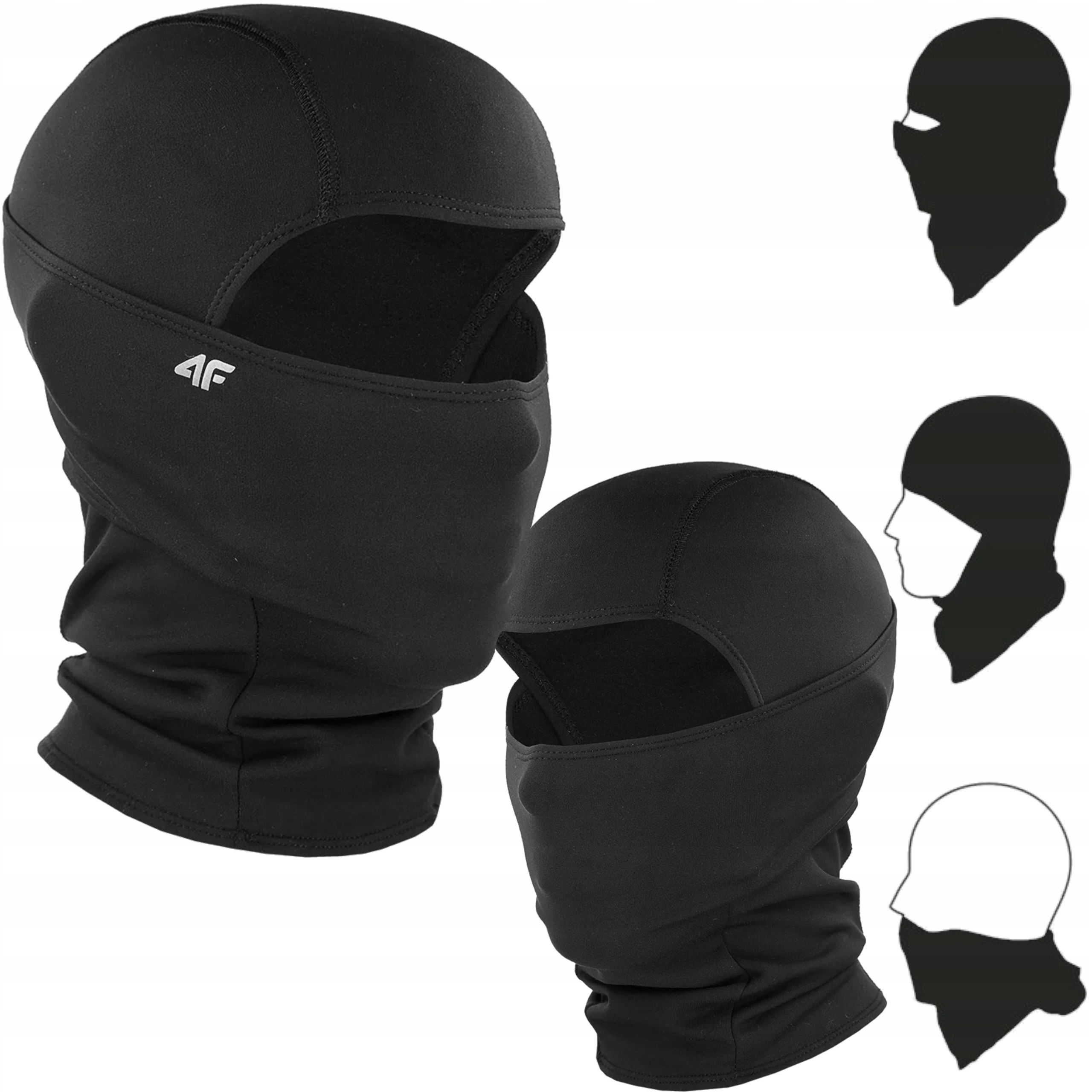 4f Thermoaktive Balaclava 3in1 Ski S/M