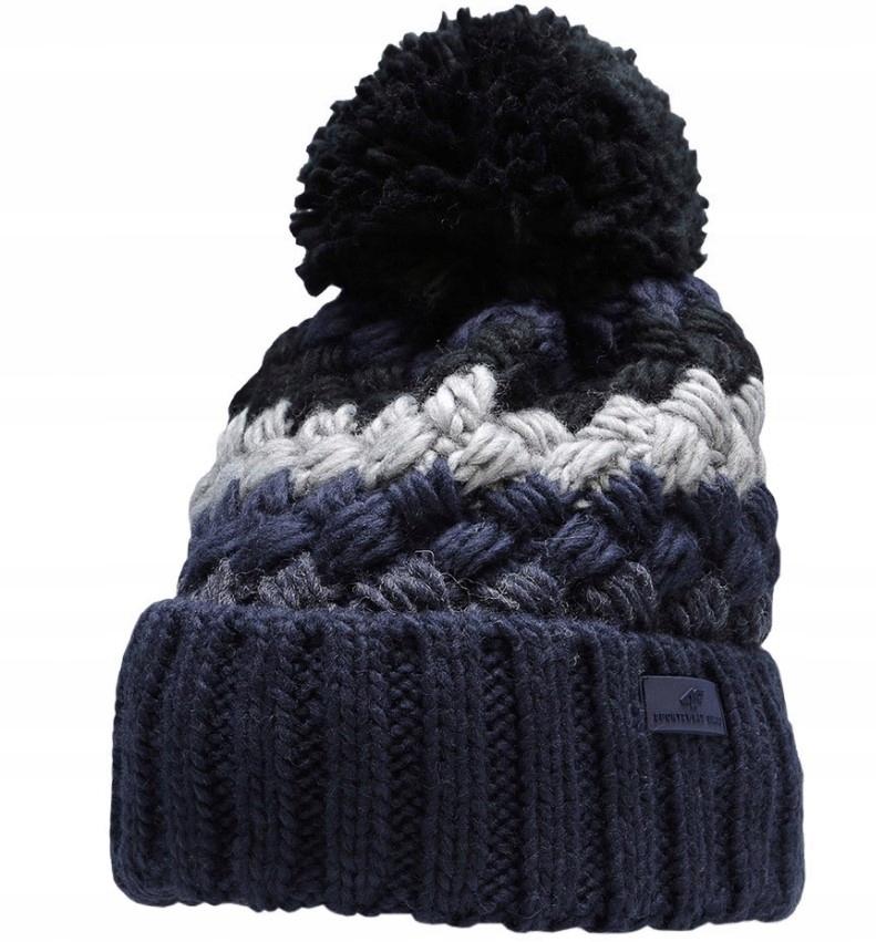 Zimná čiapka 4f Navy Blue, Grey R.