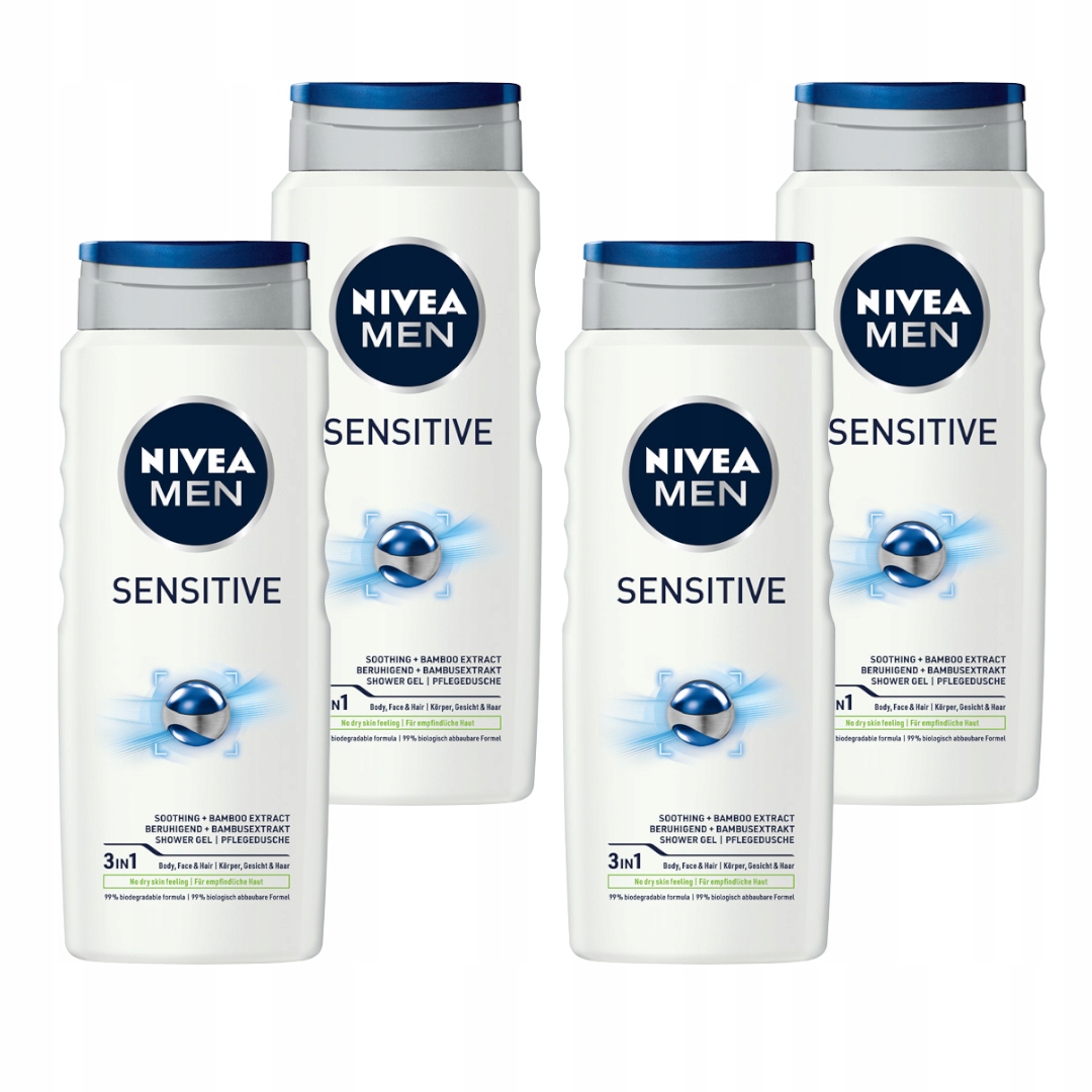 Nivea Men Sensitive sprchový gél 500ml