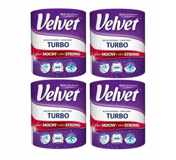 4x zamatový turbo papierový uterák
