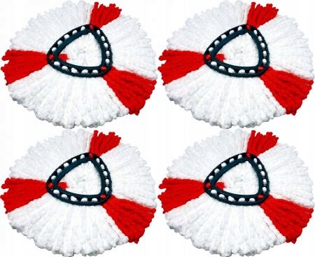 4x Vily Turbo Rotary Mop vložka