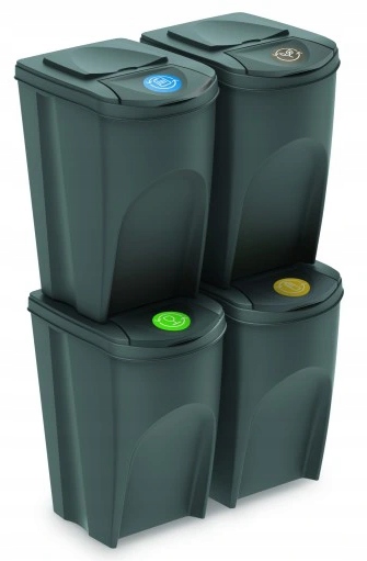 4x35L Sortibox odpadový košík