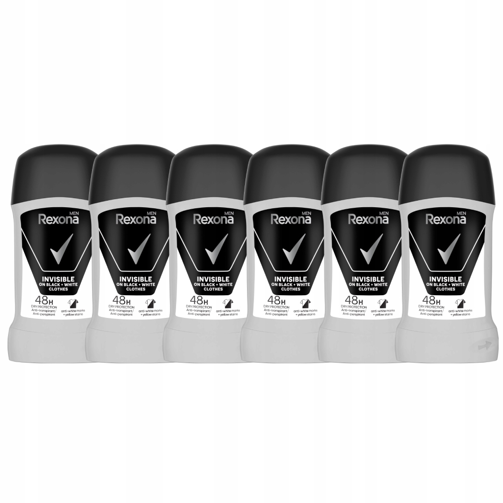 Rexona Men Invisible Black White tyčinka 50 ml
