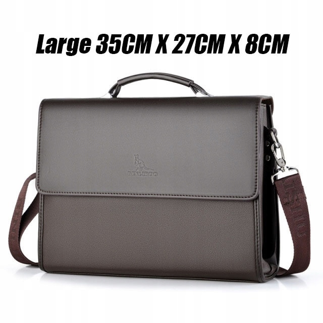 603 Brown Fashion Horizontal Pánsky obchodný priečinok T T