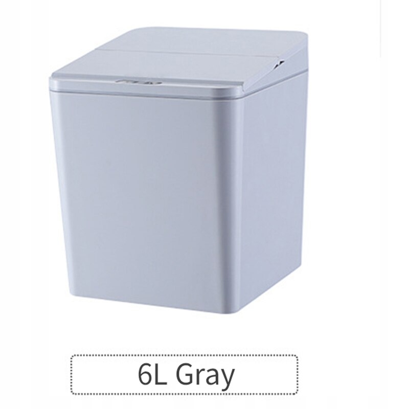 6L Šedý štýl poháňaný zásobníkmi na odpadky z batérie