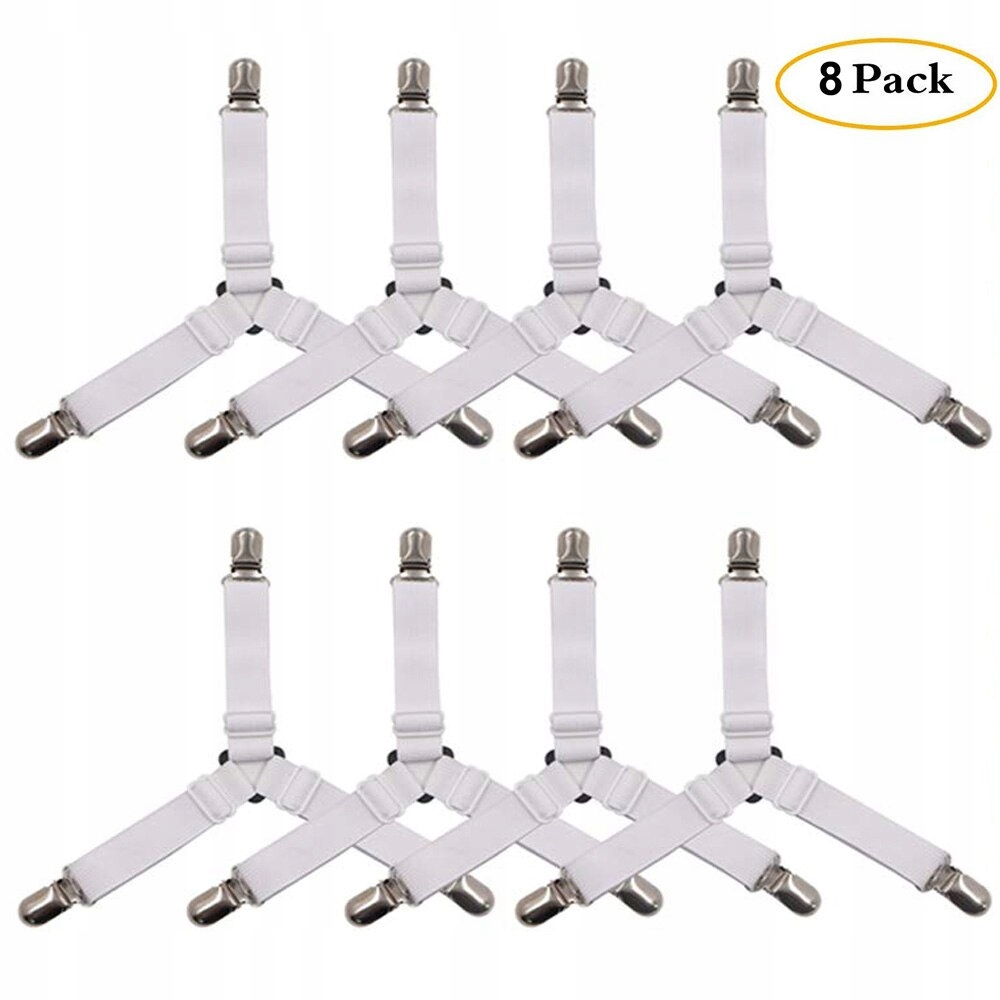 8 balení biely štýl 8 kusov tri -hlavné ELA CLAMP