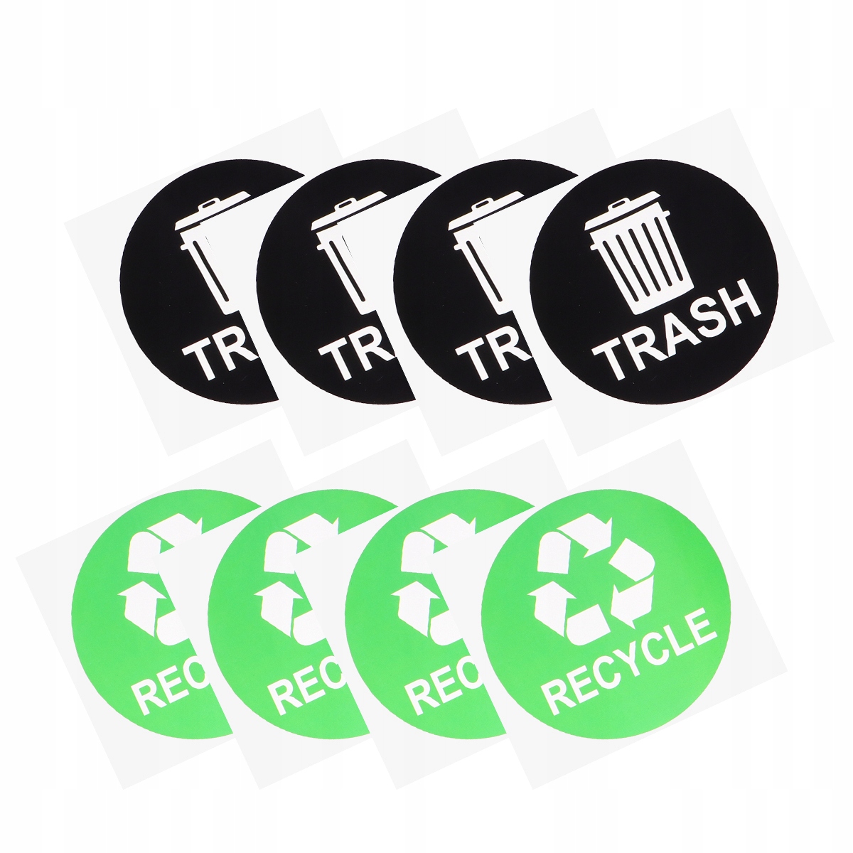 8 kusov nálepka na nálepku a nálepka na recyklovanie písmen