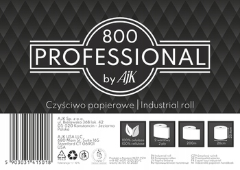 800 Profesionálny papier Čisté 1700 g, 200 m