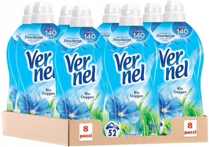 Aviváž - 8x1.3l opláchnutie kvapaliny VERNEL BLU Kyslíka