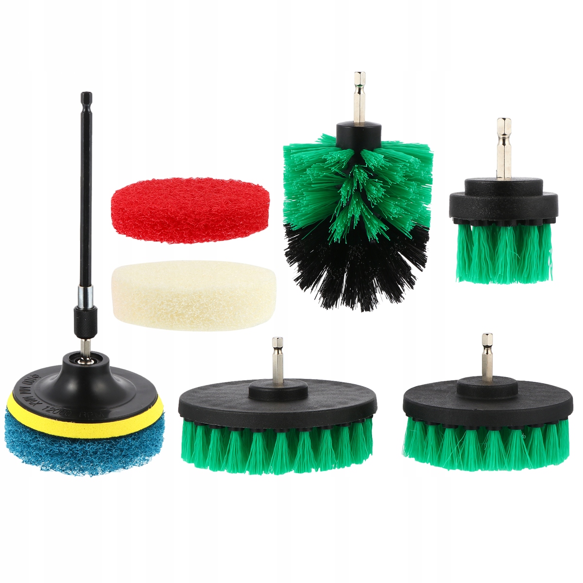 9 kusov kefy Drill Brush