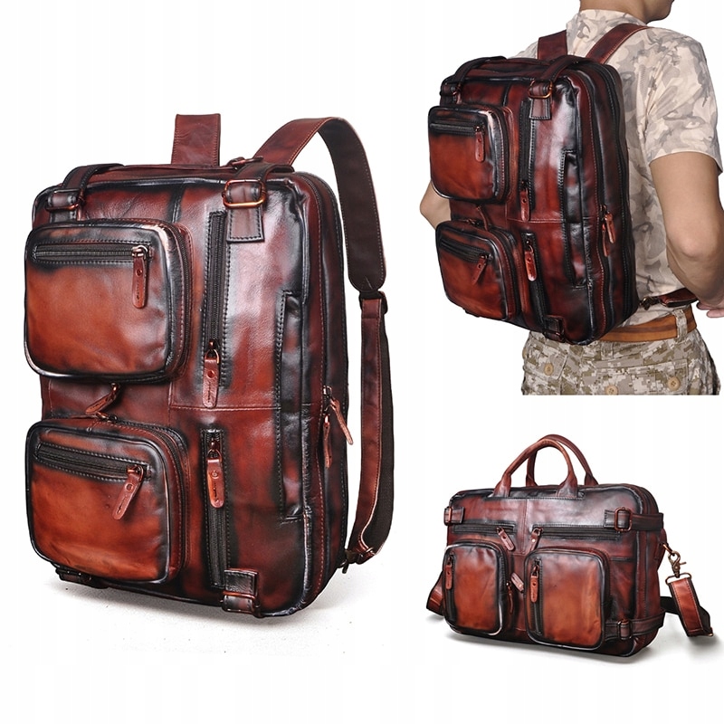 9911-backpack-in hrubá kožená prírodná módna aktovka