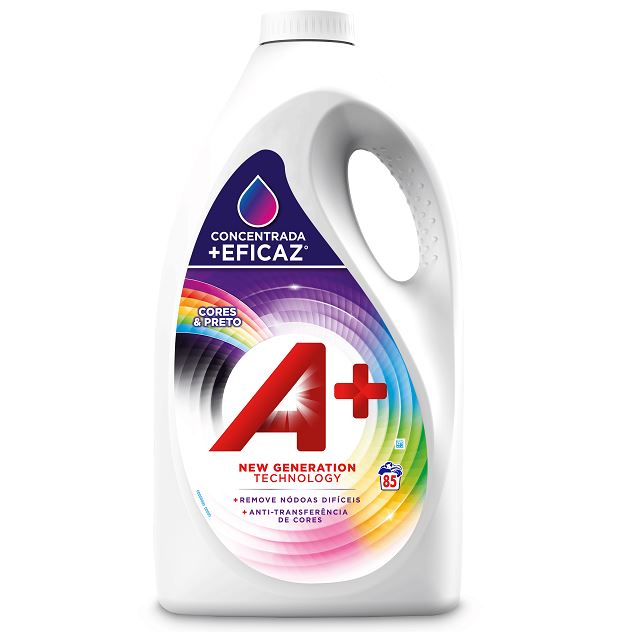 Prací gél - A + (Ariel) Nová generácia Plumožná gélová farba 85P