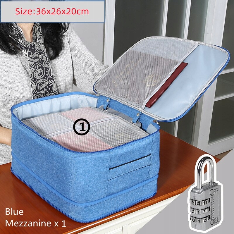 A2 Blue Universal Women's Weekend Folder