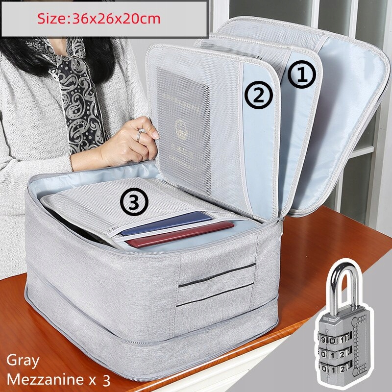 A4 Gray Universal Women's Weekend Folder