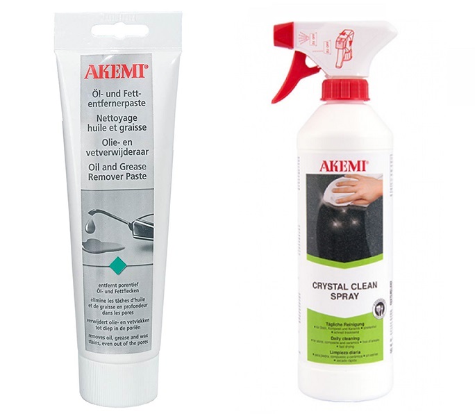 AKEMI Kit na odstránenie mastného škvrna z kameňa
