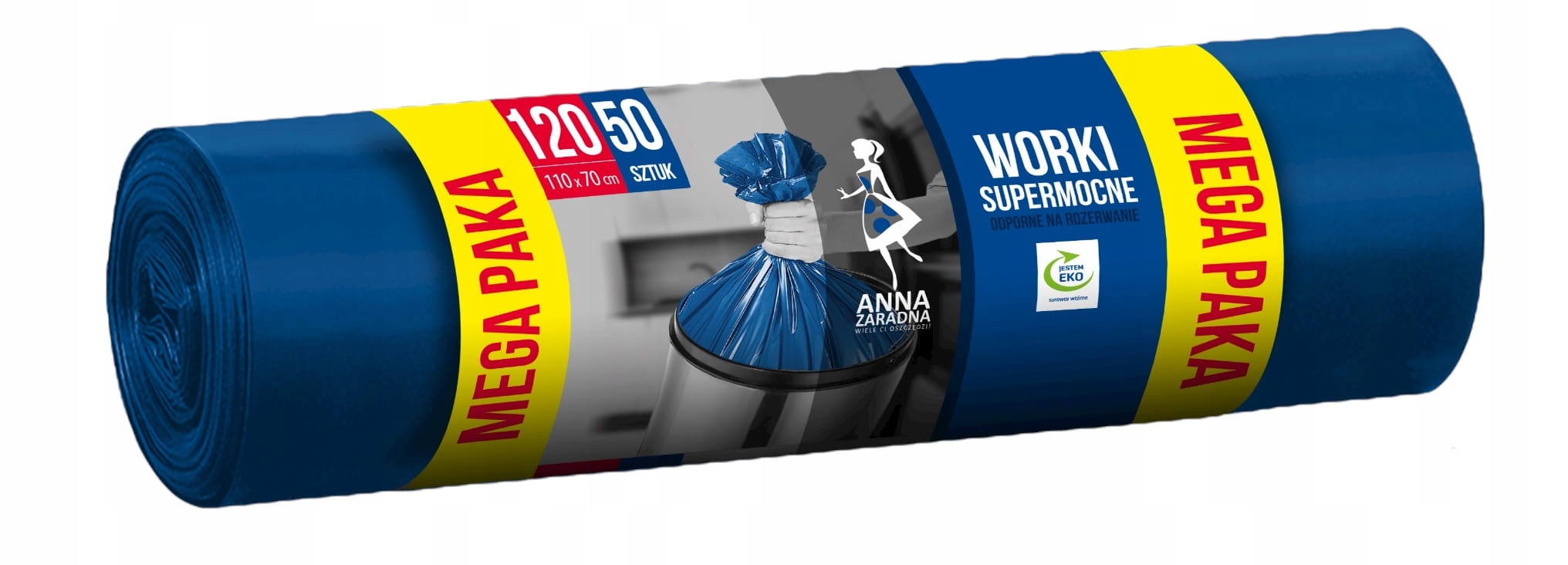 Anna Zaradna Supermocne vrecia na odpadky 120 l 50 ks