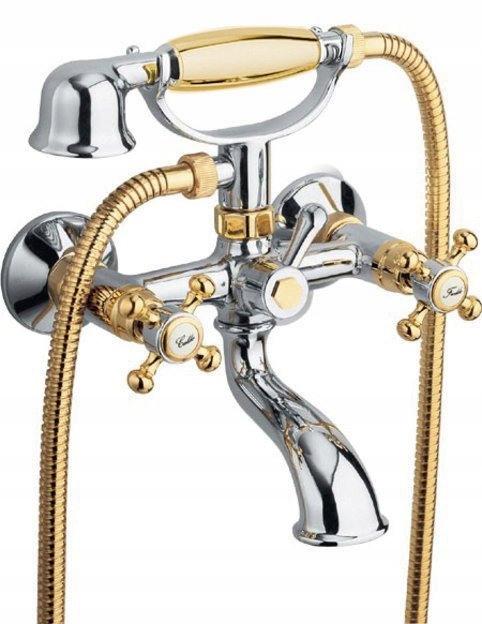 Antea Wall Bath, chróm/zlato 3012