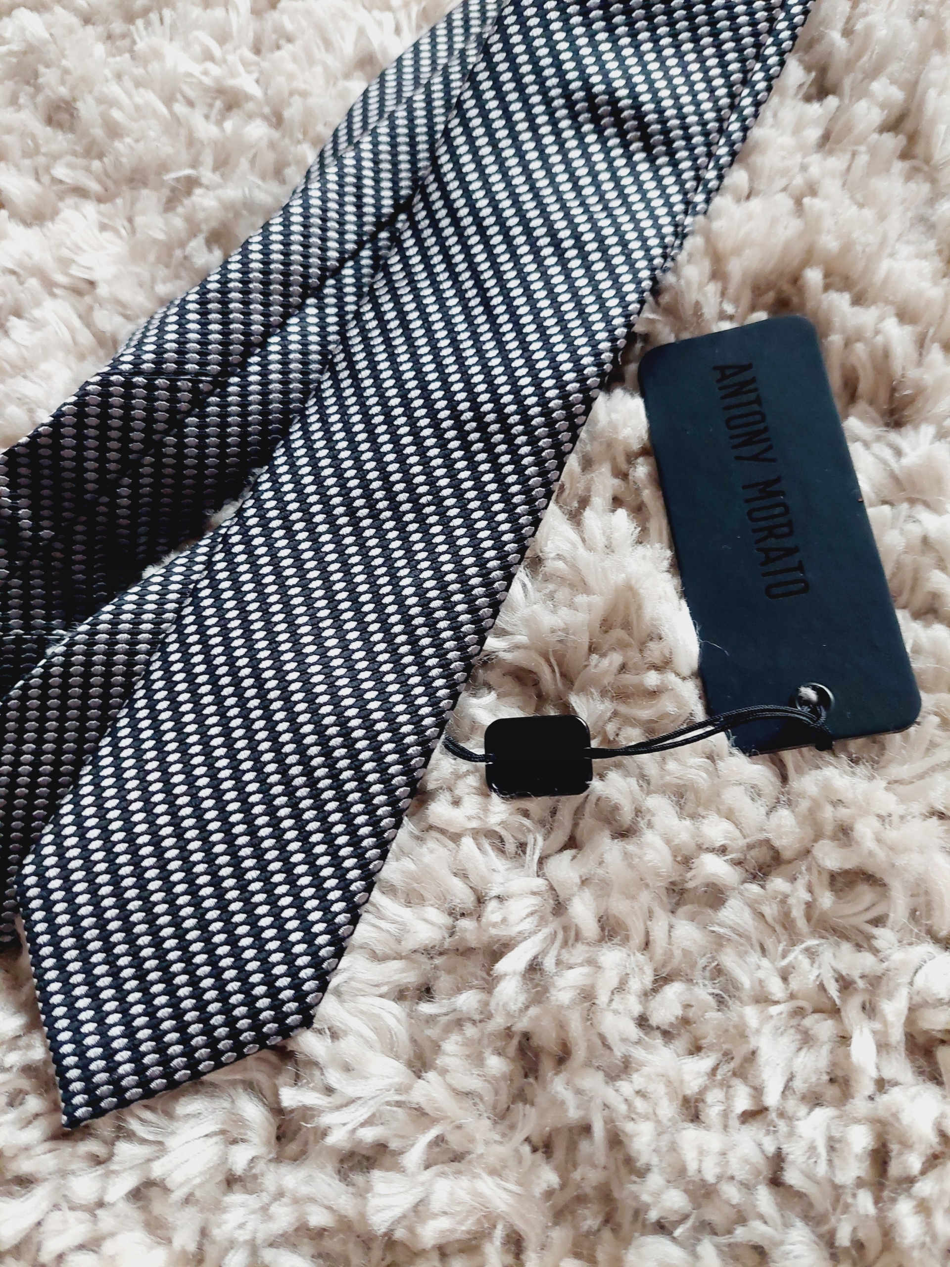 Zviazať široký Tom Tartor Polyester Blue