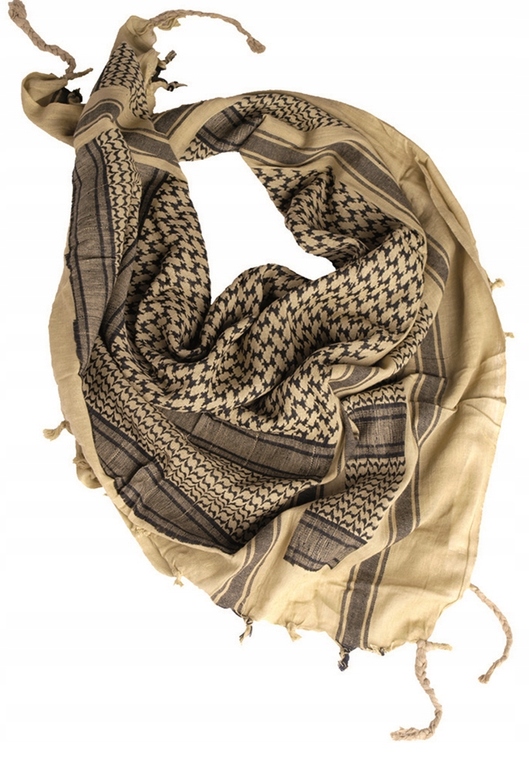 Šatka - Arafatka Vojenský šál 110x110cm Coyote Cotton