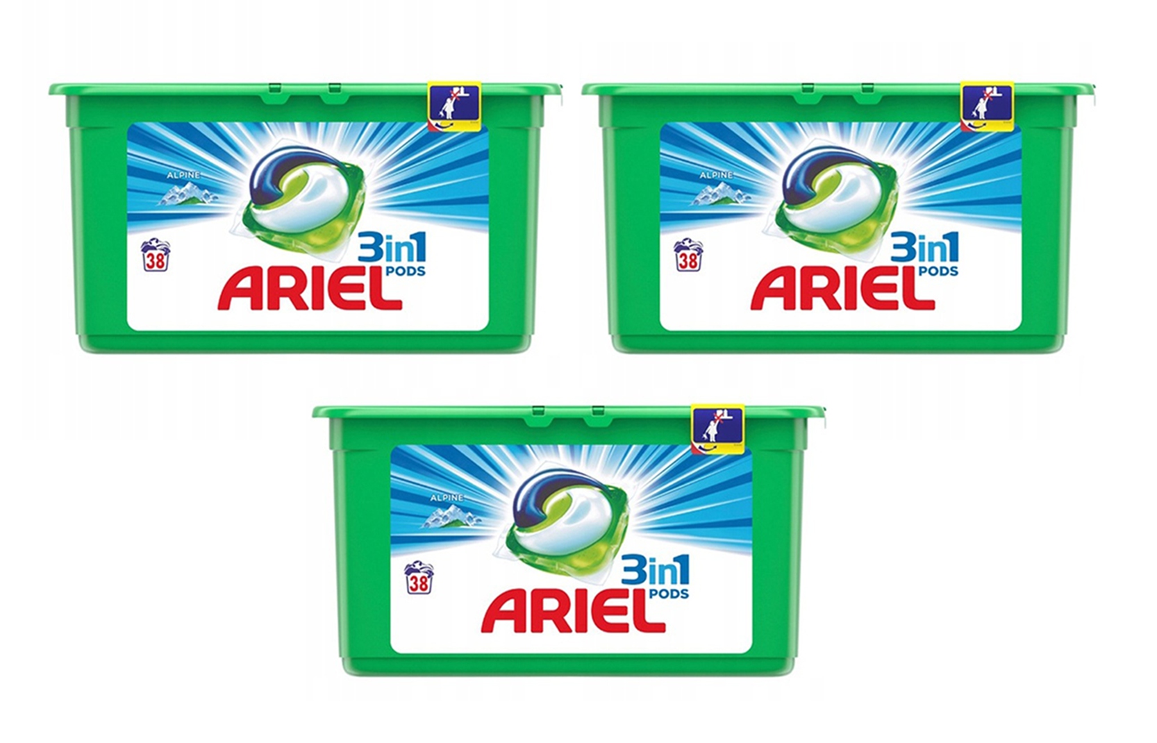 Pracie kapsuly a tablety - Ariel Alpine Pracie Capsules 110 ks +4 ZADARMO