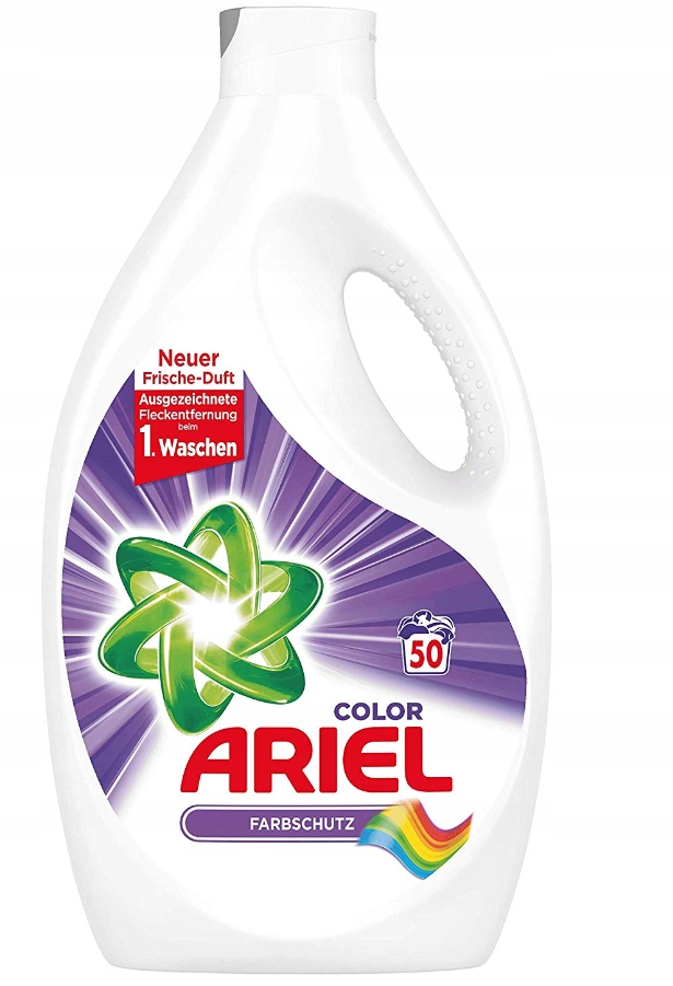 Prací gél - Ariel farebný práčka pre 50 pr.
