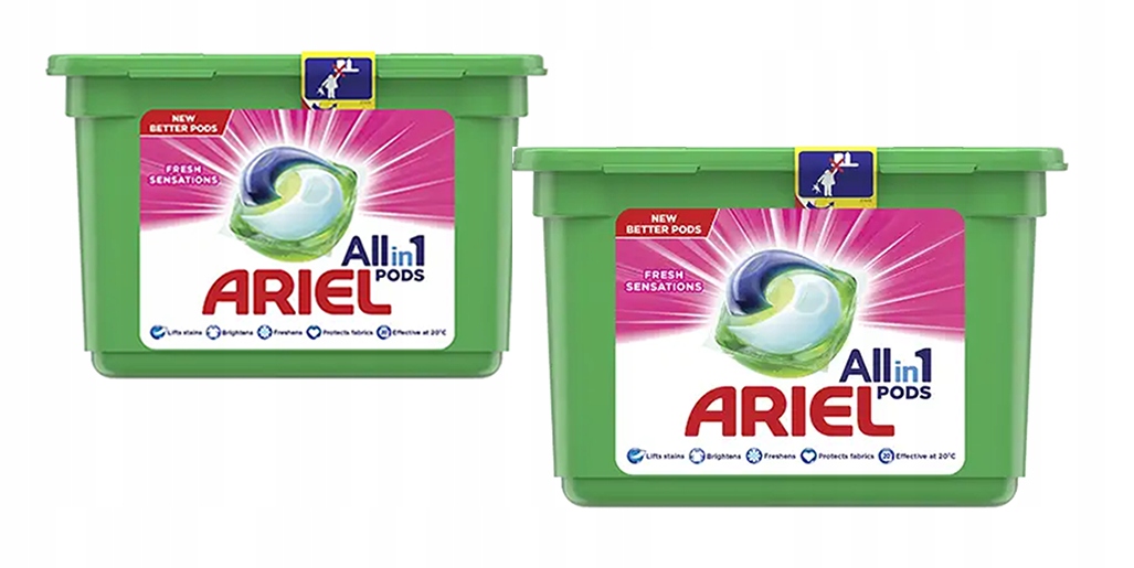 Pracie kapsuly a tablety - Ariel Fresh Sensations Kapsuly 70ks + 6 ZADARMO