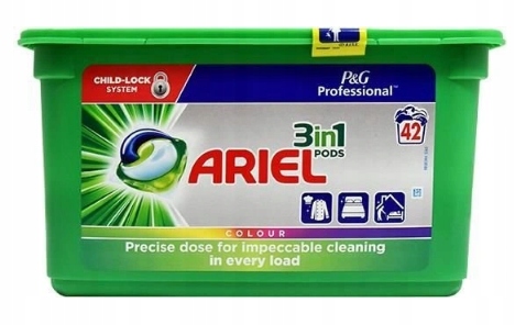 Pracie kapsuly a tablety - Ariel farebné umývacie kapsuly 84ks 3IN1