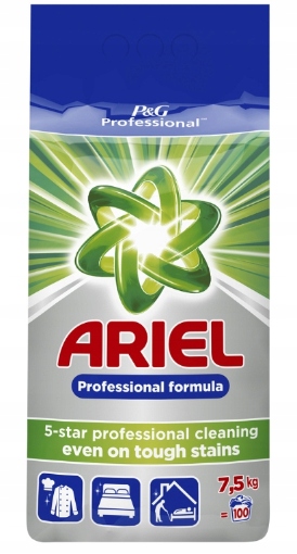 Prací prášok - Ariel Professional umývanie prášku Biela 7.5kg!