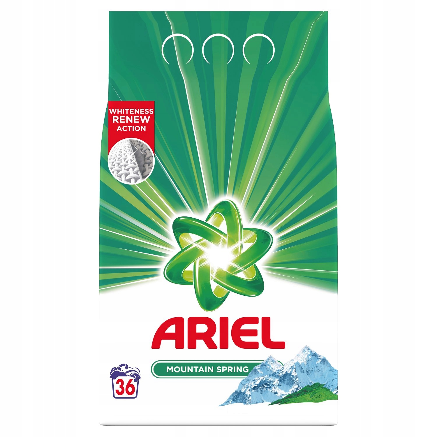 Prací prášok - Ariel umývanie prášku 2.7kg 36 WASCE