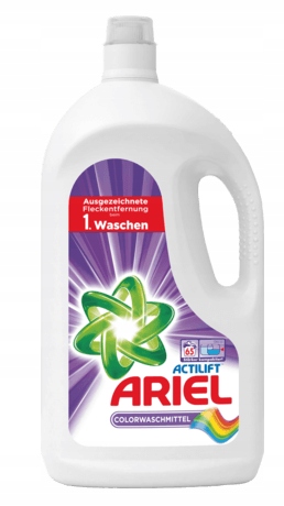 Prací gél - Ariel umývanie gél 65 umývanie farieb z Nemecka