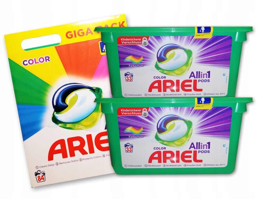Pracie kapsuly a tablety - Pracie kapsule ARIEL All in1 pre COLOR 66 ks