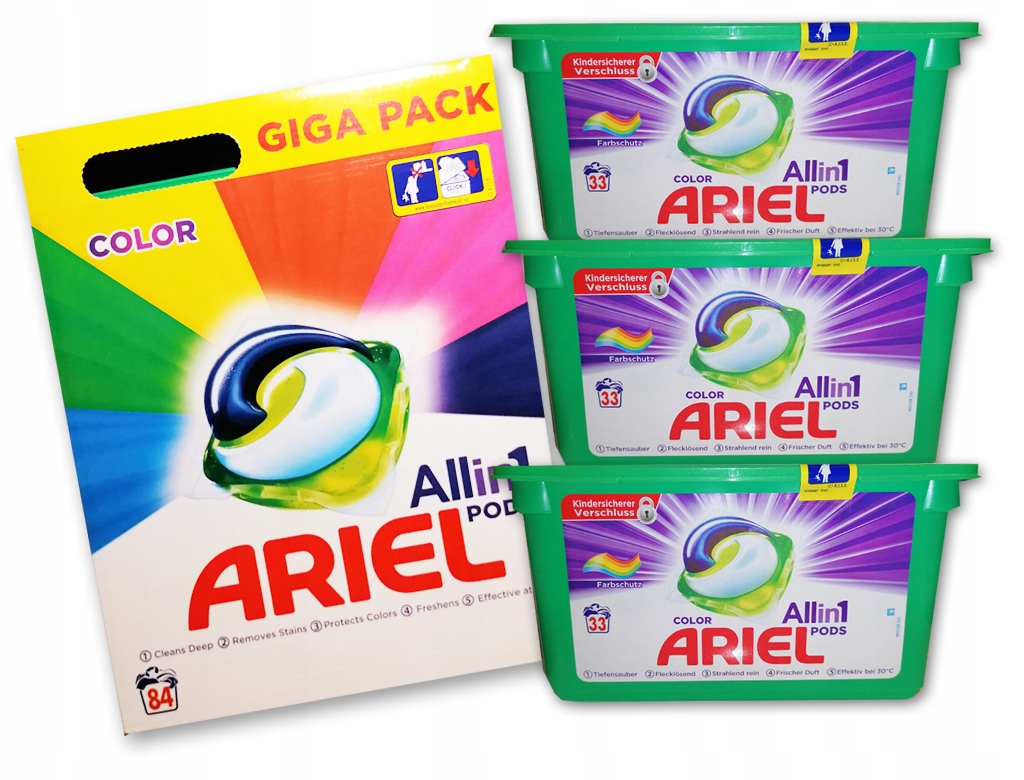 Pracie kapsuly a tablety - Pracie kapsule ARIEL All in1 pre COLOR 99 ks