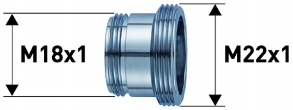 Kuchynská batéria - Neoperl m18x1/ m22x1 klepnite na adaptér
