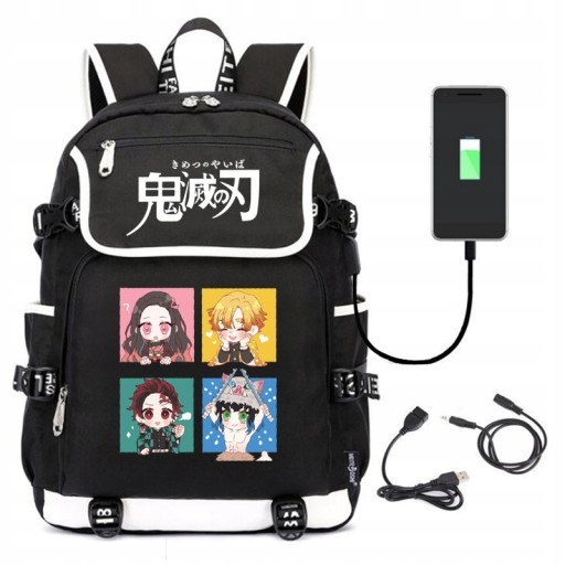 Anime Demon Slayer School Backpack School Bag Bag