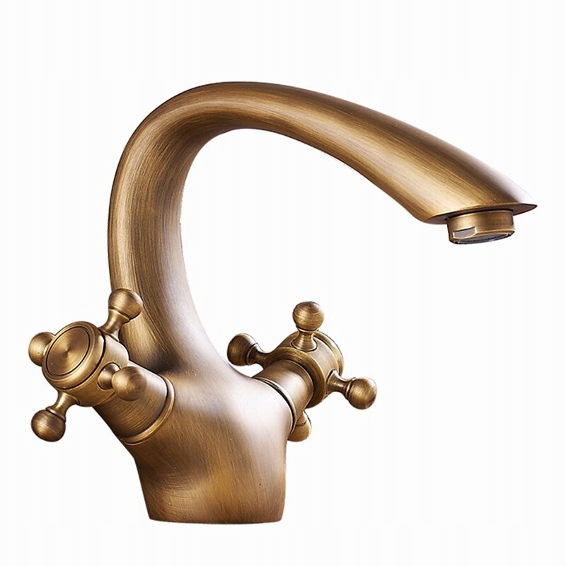 Antique Faucet Hot and Cold Water Bron