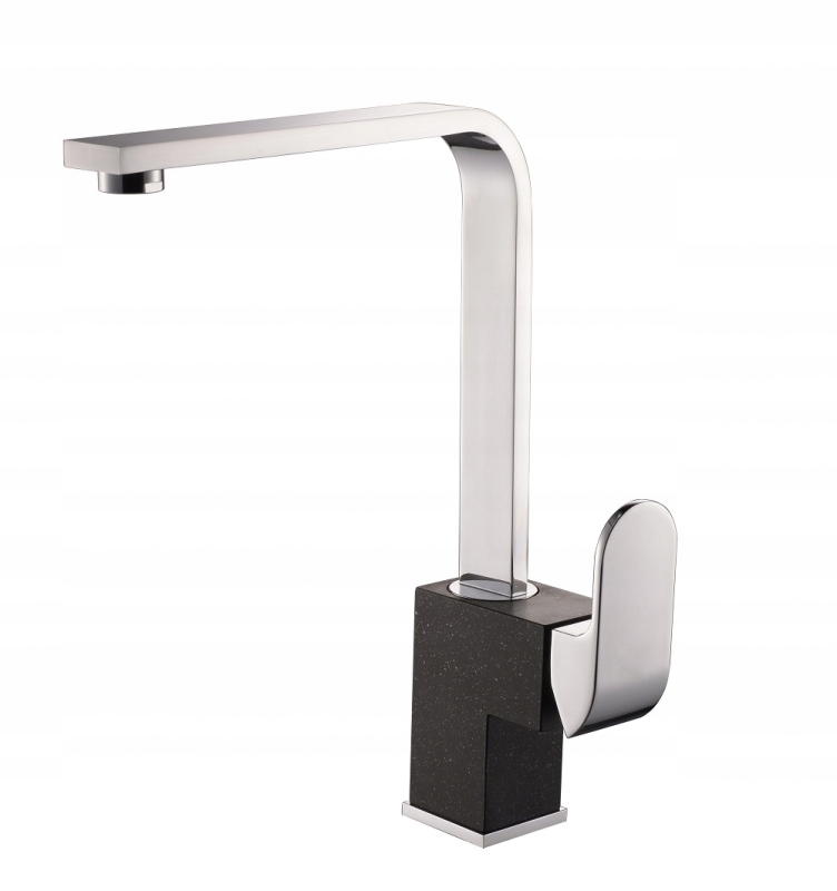 Kuchynská batéria - Aquasanita Signa 2083-601 Chrome/čierna 5 rokov 30% +
