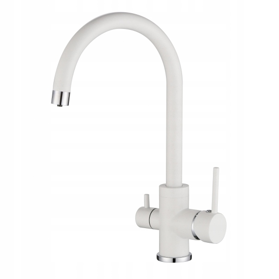 Kuchynská batéria - Aquasanita Sabiaduo 2963-710 Alba Beautiful White 30%