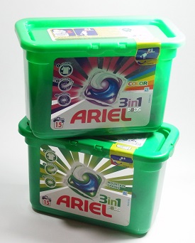 Pracie kapsuly a tablety - Ariel 3in1 Color Universal Kapsules Pranie sada