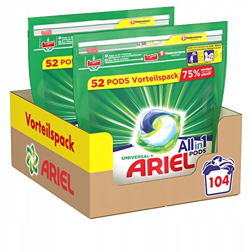 Pracie kapsuly a tablety - Ariel All-in-1 PODS balenie 104Capsules pre Pan
