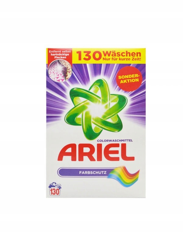 Prací prášok - Ariel farebný prášok 8,45 kg 130 umývanie de