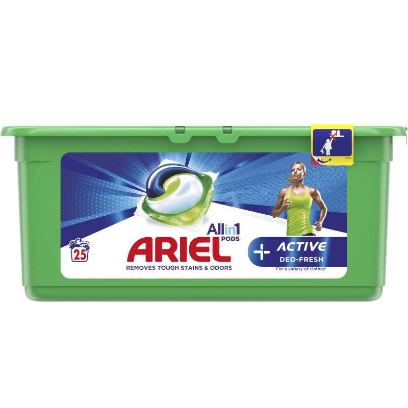 Pracie kapsuly a tablety - Ariel Deo Čerstvé umývanie kapsúl všetkých v 1 25 ks
